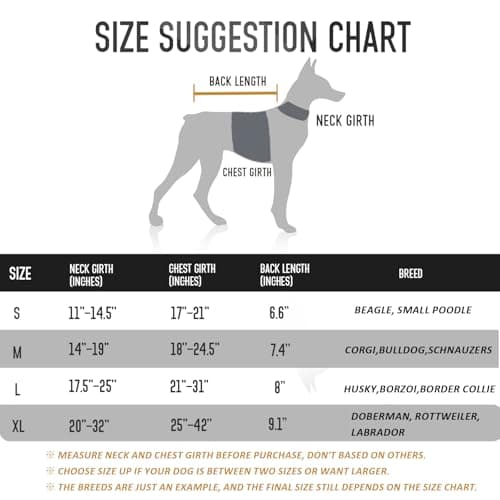 DNALLRINO Tactical Dog Harness for Medium Large Breeds, No Pull Dog Harness with ID Card, Reflective Dog Harness with Molle, Easy Control Adjustable Dog Vest for Walking Hiking Training with Handle