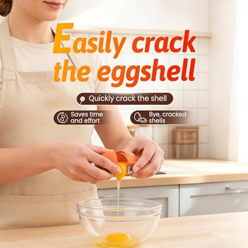 New Egg Shell Opener Egg Cracker Tool Stainless Steel, Multifunctional Egg Shell Opener for Raw Or Hard-Boiled Eggs, Kitchen Gadget for Cooking Baking