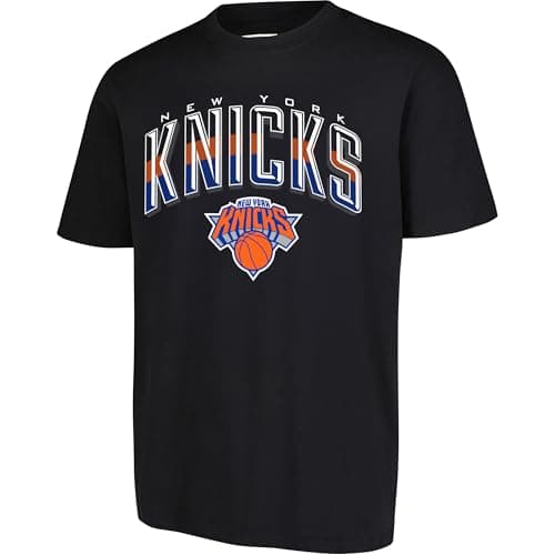 Ultra Game NBA Official Men’s Super Soft Supreme T-Shirt - Unisex, New York Knicks, Black, XX-Large