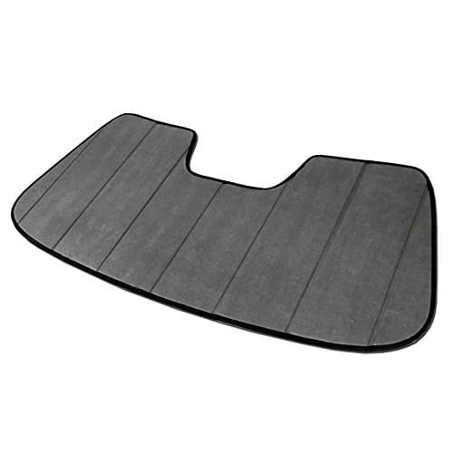 Front Car Windshield Sun Shade Compatible with 2012-2019 BMW F30 320i 325i 328i | Custom Fit Visor Accordion Fold Style Sun Protector | Silver & Grey 1-pc Set | SS-020