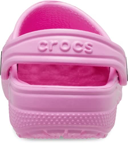 Crocs Kids Classic Clog (Toddler) - Clogs for Kids - Synthetic Upper - Ventilation Holes - Round Toe Taffy Pink 7 Toddler M