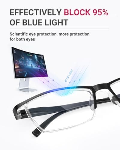 4PCSFashion Anti-blue light Reading Glasses Quality Readers for Men Women(2.5X)