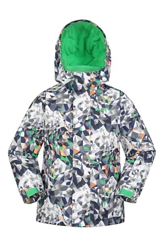 Mountain Warehouse Kids Ski Jacket & Pants set– Boys & Girls Snowsuit Grey Kids 5-6 Yrs (104-116 cm)