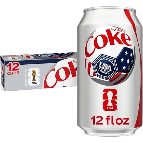 Diet Coke Soda Soft Drink Cans, 12 fl oz, 12 Pack