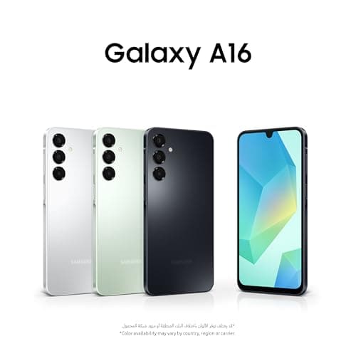 SAMSUNG Galaxy A16 4G LTE (128GB + 4GB) International Model SM-A165/DS - Factory Unlocked (NOT FOR SPECTRUM/CRICKET/XFINITY/VISIBLE) - Light Green + CASE