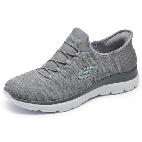 Skechers Women's Summits Sneaker, Grey Mint, 8