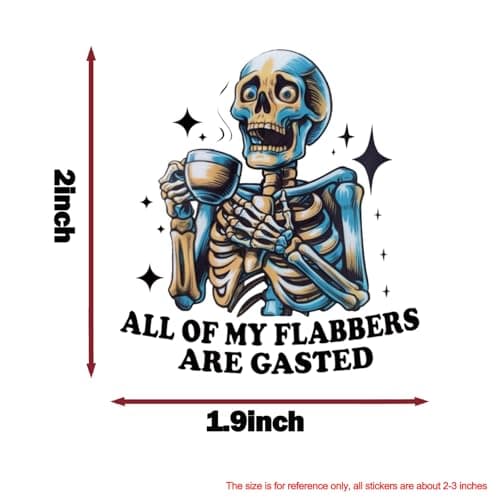 Bluradio 200PCS Holographic Sarcastic Meme Stickers for Adults (Dirty)