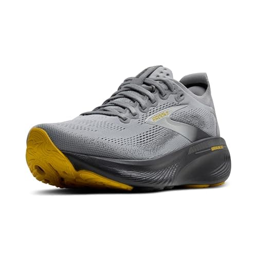 Brooks Mens Adrenaline GTS 25, Primer Grey/Ebony/Jasmin 12 Medium