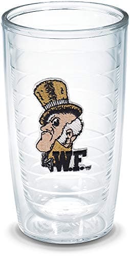 Tervis Wake Forest Vault Emblem Individual Tumbler, 16 oz, Clear -