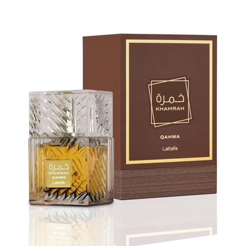 Lattafa Khamrah Qahwa For Unisex Eau De Parfum Spray, 3.4 Ounce