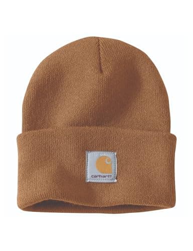 Carhartt Men's Acrylic Watch Hat A18, Brown, One Size