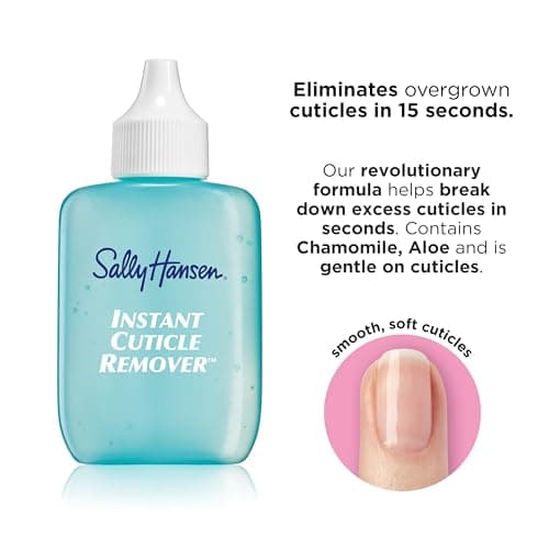 Sally Hansen - Instant Cuticle Remover™, revolutionary gel formula features Chamomile & Aloe, gentle on cuticles, can be used on calluses - 29.5ml