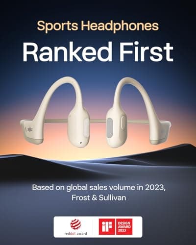 Shokz OpenRun Pro Mini Premium Bone Conduction Open-Ear Bluetooth Sport Headphones - Sweat-Resistant Wireless Earphones for Workouts and Running - Built-in Mic, with Headband
