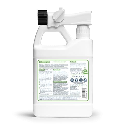 Wondercide - Ready to Use Flea, Tick, and Mosquito Yard Spray with Natural Essential Oils – Mosquito and Insect Killer, Treatment, and Repellent - Plant-Based - Safe Around Pets, Plants, Kids - 32 oz