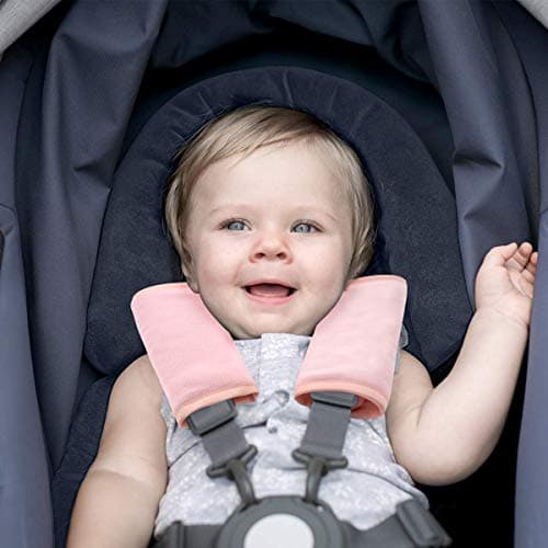 COOLBEBE Car Seat Straps Shoulder Pads for Baby Kids, Super Soft Seat Belt Covers for All Car Seats/Pushchair/Stroller/High Chair