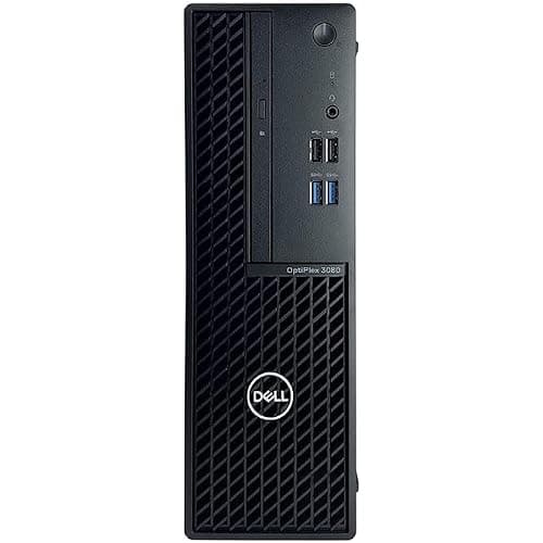Dell Optiplex 3080 SFF (16GB, 256GB SSD, i5-10500 3.10GHz) Win11P, Black (Renewed)