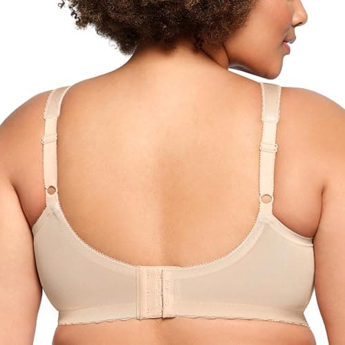 Glamorise Women's Plus Size Magic Lift Full-Figure Support Bra #1000, Blush, 56J