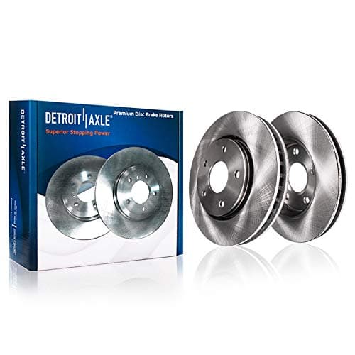 Detroit Axle - Front Brake Kit for 2007-2014 Ford Edge 07-15 Lincoln MKX Disc Brake Rotors Replacement Ceramic Brakes Pads: 12.6" inch Rotor