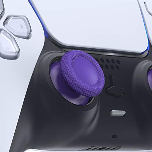 eXtremeRate Thumbsticks FPS Purple Replacement Stick Joystick for PS5 Controller, Custom Analog Stick Joystick Compatible with PS5, for PS4 All Model Controller - Controller NOT Included