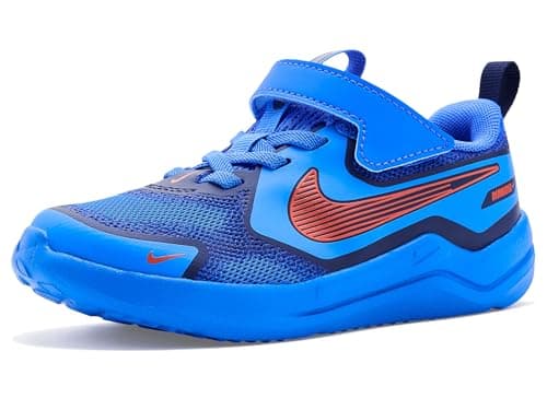 Nike Toddler Cosmic Runner Swoosh, Blue Crystal/Picante Red-Midnight Navy, 10C