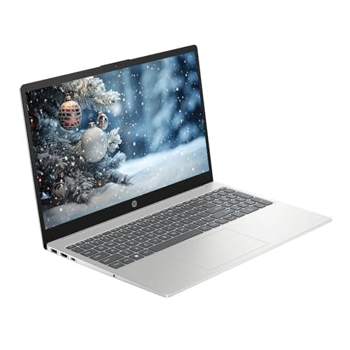 HP 15.6" FHD Business & Student Laptop Computer, 10-Core Intel Core i5, Windows 11 Pro Laptop with Microsoft Office Lifetime Suite, PLUSERA Earphones, Silver (Silver, 32GB RAM | 1TB SSD)