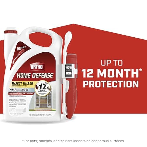 Ortho Home Defense Insect Killer for Indoor & Perimeter2 with Comfort Wand, Controls Ants, Roaches, and Spiders, 1.1 gal