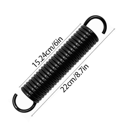 1 Pair 8.7" Plow Blade Trip Springs 2877443 Heavy Duty for Polaris ATV or UTV Plows Snowplows Snow Accessories (Black, 8.7inch)