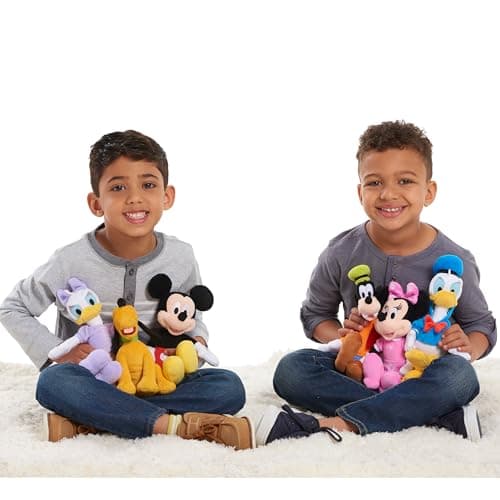 Disney Junior Mickey Mouse Bean Plush Mickey Mouse Stuffed Animal, Officially Licensed Kids Toys for Ages 2 Up, by Just Play