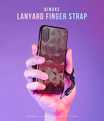 Ringke Lanyard Finger Strap, Durable Parachute Cord Phone Strap for Women and Men, Adjustable Strap for Phone, Camera, Game Console, Key - 4 Pack