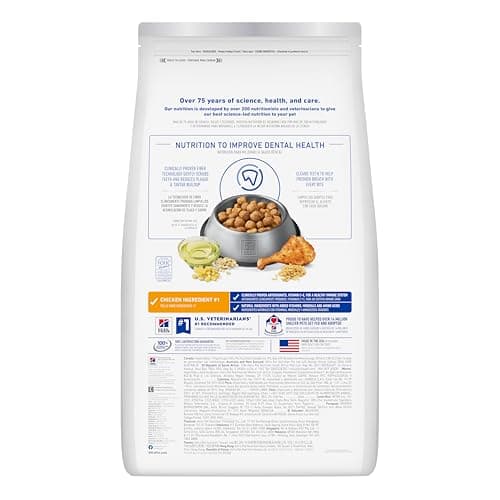 Hill's Science Diet Adult Oral Care Chicken, Rice & Barley Recipe Dry Dog Food 12.9 kg Bag