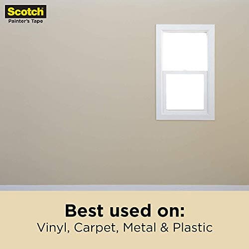 Scotch Painter’s Tape Masking Tape, Contractor Grade 24 mm (1 Roll) - 2020