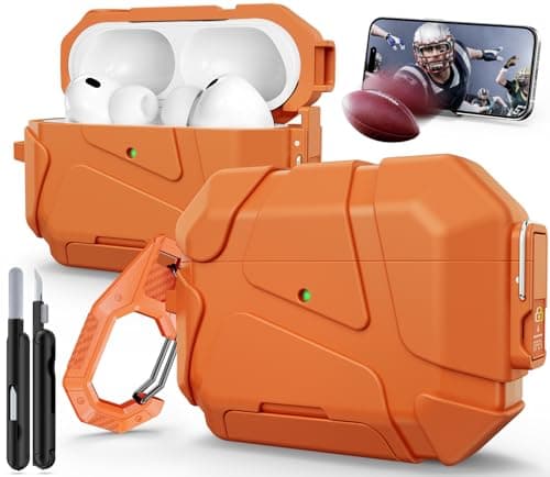 TNSNK for AirPods Pro 3rd Case with Secure Lock-Orange