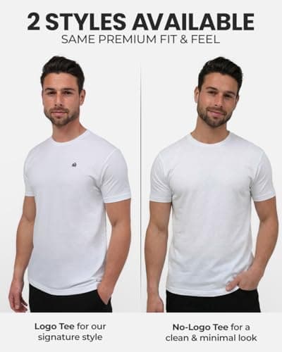 INTO THE AM Men's Plain Tees 9 Pack Multipack - Fitted Crewneck Gym Casual Workout Tshirts Shirts for Men (Black/Charcoal/Grey/Indigo/Ivory/Maroon/Navy/Olive Green/White, Medium)