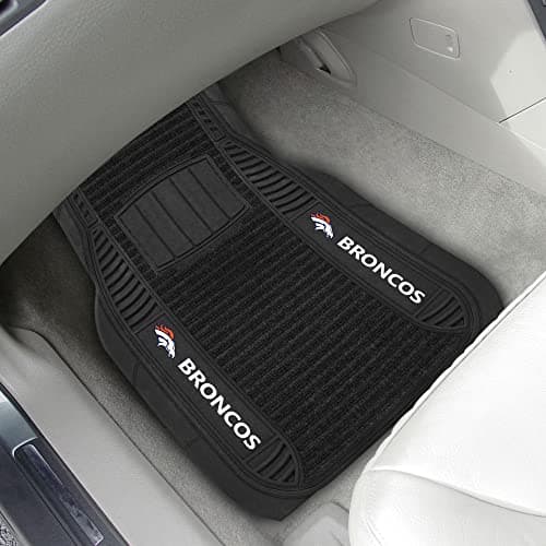FANMATS NFL Denver Broncos Nylon Face Deluxe Car Mat