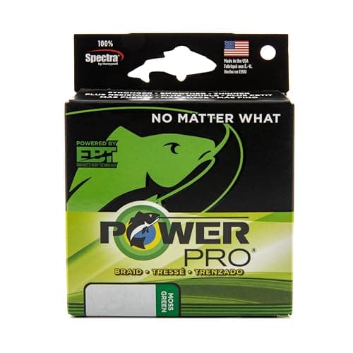 Power Pro Spectra Fiber Braided Fishing Line, Moss Green, 150YD/15LB