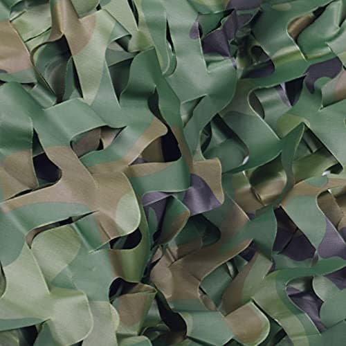 GRVCN Camo Netting Camouflage Net, Bulk Roll Sunshade Mesh Nets for Hunting Blind Shooting Military Theme Party Decorations