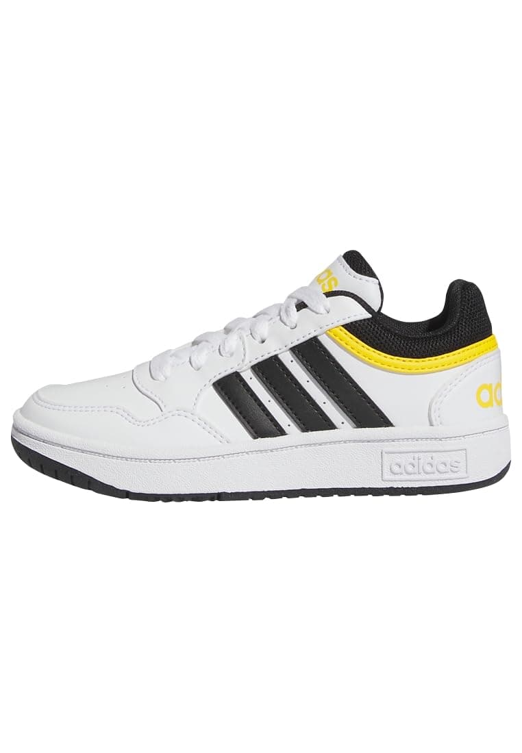 adidas Hoops Shoes 1 UK Cloud White Core Black Bold Gold
