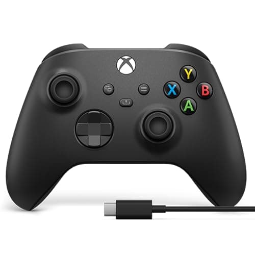 XBOX Core Wireless Gaming Controller + USB-C Cable for Series X|S, One, Windows PC, Android, and iOS