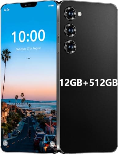 Echoamo 12GB+512GB Storage Unlocked Phone 5G Dual SIM (Black)