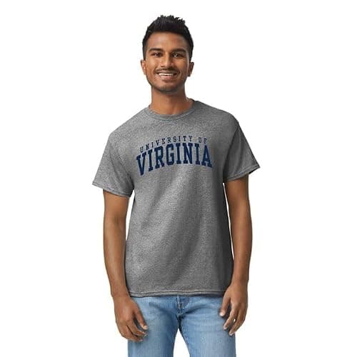 Barnesmith University of Virginia Cavaliers Short-Sleeve T-Shirt, Classic, Charcoal Grey, Large