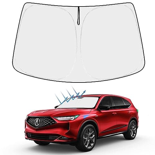 Proadsy Front Windshield Sun Shade Foldable Sunshade Protector Sun Visor Custom Fit 2022-2025 Acura MDX SUV, Base, Sport, Hybrid, A-Spec Accessories 2025 Upgrade