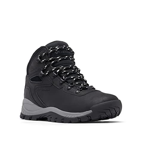 Columbia Women's Newton Ridge Plus, Black/Chalk, 8.5