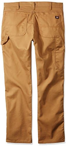 Dickies Mens Tough Max Duck Carpenter Pants, Stonewashed Brown Duck, 36W x 32L US