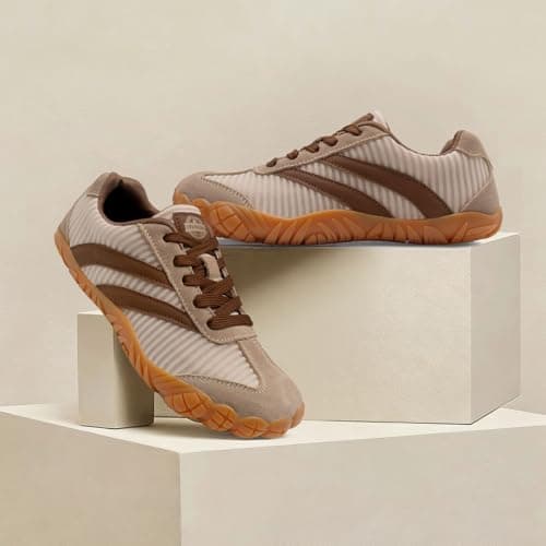 Barefoot Shoes Women Men - Wide Toe Box Sneakers Women Casual Tennis Shoe | Zero Drop Minimalist Trainers Hiking Walking Shoes | Lightweight Breathable Non-Slip Comfortable Fashion Sneakers Footwear