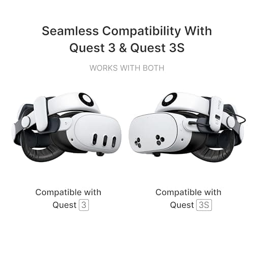 BOBOVR S3 Pro Battery Strap Accessories,Head air Conditioning and 10000mah hot-swappable Battery Pack,Compatible with Meta Quest 3