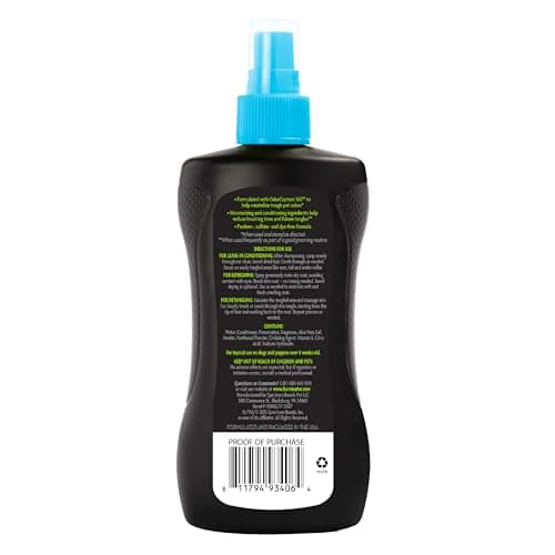 FURminator deTangling Leave-in Conditioner Spray, 8.5 Ounces, Lightly Scented, Gentle Ingredients Keep Coat and Skin Moisturized
