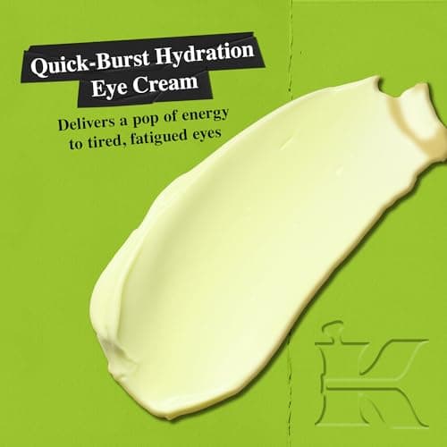 Kiehl's Avocado Eye Treatment, Nourishing and Hydrating Eye Cream, Avocado Oil and Caffeine to Energize and Invigorate Skin, Tired Eyes, 99% Naturally Derived Formula - 0.5 fl oz