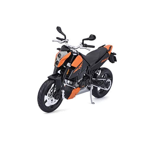 KTM 690 Duke Orange and Black 1/12 Diecast Motorcycle Model by Maisto
