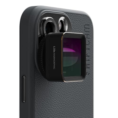 Shiftcam | LensUltra 1.33x Anamorphic Lens - 1.33x Magnification, 113° Angle - Transform Mobile Footage, Captivating Widescreen Ratio, Cinematic Lens Flare, Surreal Perspectives, Premium Design