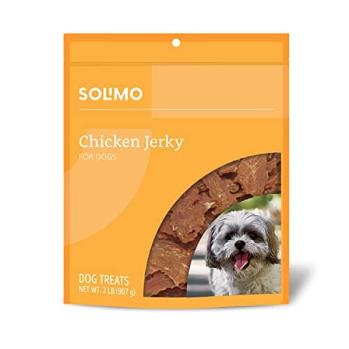 Amazon Brand - Solimo Chicken Jerky Dog Treats, 2 pounds (Packaging May